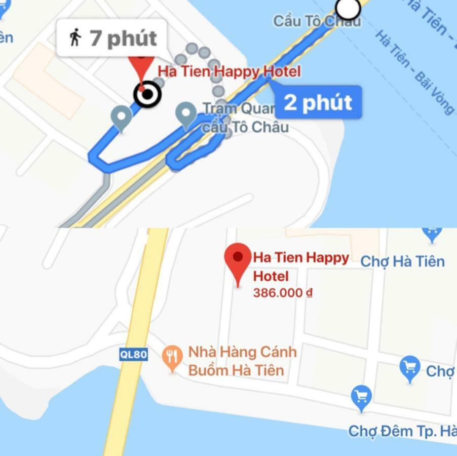 Ha Tien Hanh Phuc Hotel Eksteriør billede